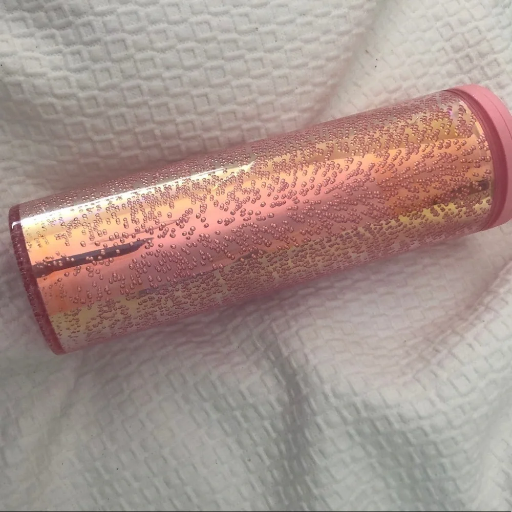 Starbucks Pink Bubbles Christmas Tumbler